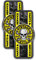 cut-it folientechnik & design 2X Vintage Evil Aufkleber 10x5cm Kult Sticker Auto V8 USA Hotrod Tuning Oldschool Muscle Car Oldtimer Youngtimer Rally Garage Man Cave Motorrad Tankaufkleber