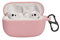 BoLuo Case for Honor Earbuds 3 Pro with Carabiner, Silicone Anti-fall Earphone Cover Skins Pounch,Protective Cover Shockproof Shell for Honor Earbuds 3 Pro TWS Wireless Bluetooth Earphone (pink)