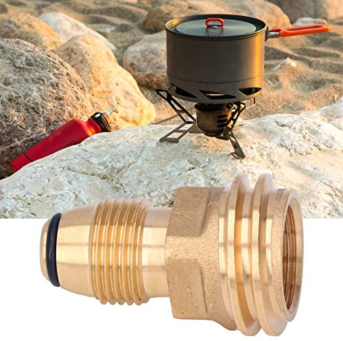 Kadimendium Tubo Adattatore per Bombola di Propano Raccordo a Connessione Rapida Connettore Gonfiabile per Propano Connettore Convertitore per Bombola di Gas per Esterni