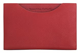 Josephine Osthoff Hamburg Flache Geldbörse echt Leder mit RFID Schutz, Farbe:Kirsche