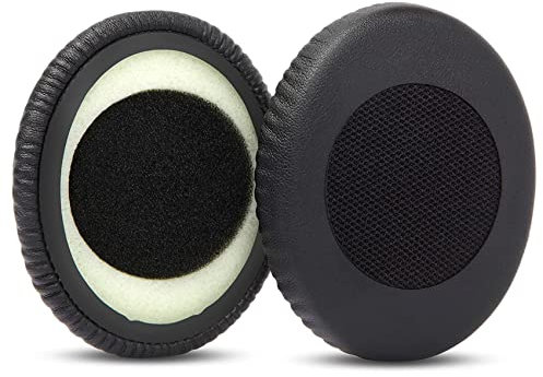 TaiZiChangQin R6i Upgrade Ohrpolster Ohrpolster Ersatz kompatibel mit Klipsch Referenz One R6i R6 On-Ear-Kopfhörer (Protein-Leder) Schwarz