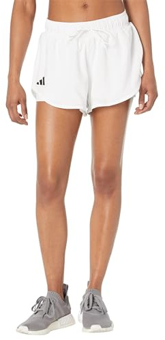 adidas Women's Club Tennis Shorts, White, L