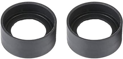 Eyepiece Eye Cups Caps One Pair Binoculars Eye Guards Stereo Microscope Part Telescopes Eyecups Inner Diameter 32mm-36mm Eye Guards for Tanning Sports Makeup Sleeping-facials Glasses Eyepiece Rubber