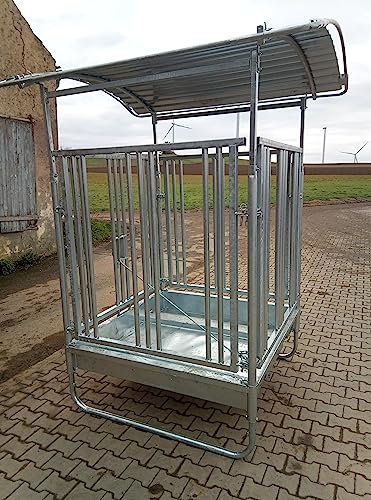 Heuraufe / Futterraufe / Sicherheitsfressgitter für Pferde M2/12 oder M2/8 (1,50 x 1,50 m M2/8)