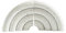 Yofab Serre-Livres Simples Résine créative Étagère étude Bureau Serre-Livres en marbre Étagère décoration Serre-Livres Lourds Style marbre Blanc