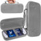 Nspiel Tasche für PS Portal Remote Player, Harte Handheld PS Portal Case [Mit Joystick Protektor], Stoßfest Tragetasche Hülle für PS5 Portal Console, PS Portal Zubehör, Reisen Aufbewahrung (Grau)