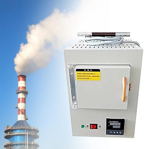 ALSUP Horno Mufla Inteligente Digital Cerrado Laboratorio Pequeño Horno Eléctrico Alta Temperatura Horno con Fibra Cerámica