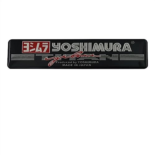 Motorrad-Auspuffrohr-Aufkleber, Hochtemperaturbeständiger Metall-Aluminium-Aufkleber, Logo, Modifizierter Personalisierter Dekorationsaufkleber (Color : JH132)