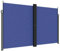 vidaXL Auvent Latéral Rétractable, Brise-Vue de Jardin, Écran de Protection, Écran de Balcon Terrasse Arrière-Cour Extérieur, Bleu 200x1000 cm