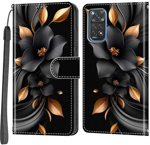 Salanheo Coque pour Xiaomi Redmi Note 11 Global/Note 11S Global, Antichoc Portefeuille Housse Flip Case Compatible Xiaomi Redmi Note 11 Global/Note 11S Global