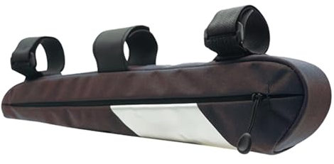 Cycling Storage Bag - Bikes Frame Compartment, Frame Storage Bag | Nylon Large Capacity Frame Bag, 1.3L Portable Frame Bag with Adjustable Straps, Multipurpose Cycling Pack for Repair Tools