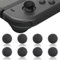 SMCEHEYA Lot de 8 capuchons de joystick de rechange en silicone pour manette Joy-Con, Switch Lite et Switch OLED (croix)