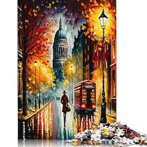 London in Color Puzzle 1500 Teile Puzzle Spiel für Erwachsene Puzzle Spielzeug Teenager Puzzle Geschenke Wanddekoration 1500 Teile (85x57cm)
