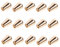 Lurrose 1 Satz elastische Kordelschnalle Umschalten Glocke Kabelmanagement Straffung Draht ersatzteile sparabos kündigen Metallverschlüsse Lanyard-Clip endet Stopper Zinklegierung Golden
