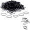 500 Pcs Mini Elastic Bands - Black Hair Elastics Hair Rubber Bands, Non-slip Black Hair Ties for Hair, Rubber Bands Home School Office Workshop Accessories