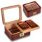 Marvero Cave à cigares, cigares en bois de cèdre espagnol, avec humidificateur, hygromètre, séparateur, cadeaux pour les amateurs de cigares (50 cigares)
