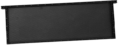 Happyyami Bienenzuchtbedarf Mit Nestfundament Abs-Rahmen Für Bienenstock Bienenstockrahmenhalter Schwarze Farbe Für Einfachere Inspektion Bienenhaltungsausrüstung