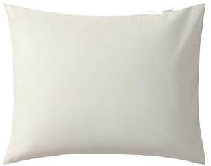 Jotex Zack Satin Kopfkissenbezug - 100% hochwertige exklusivem Satin aus Bio-Baumwolle GOTS-Zertifiziert Kissenbezug, Beige 80x80cm