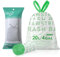 XIQIYY Drawstring Bin Bags 20L Small Waste Bin Liners Pedal White Pre-separated Rubbish Bags Strong Garbage Bags Thicker Refuse Sacks Heavy Duty Trash Bag for Bathroom,Bedroom,Office,30 Liners