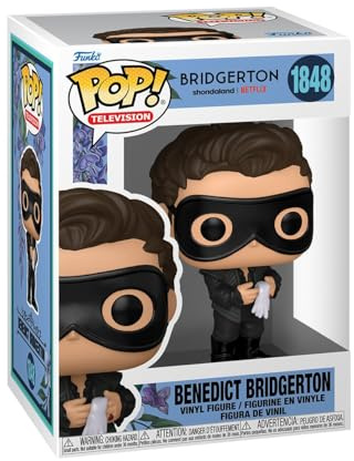 Funko POP! Television: Bridgerton - Benedict Bridgerton | Offizieller Fanartikel und Merch - Vinyl Sammelfigur als Regal Deko - Geschenkidee zum Geburtstag für Fans und Sammler