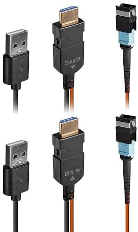 LINDY 38360 100m MPO-Glasfaser HDMI 8K60 Extender