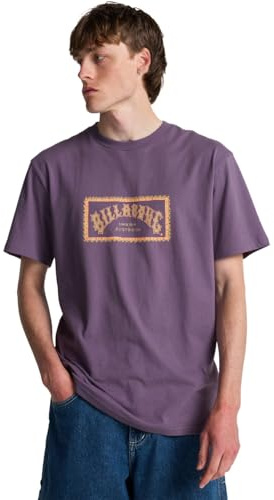 BILLABONG Men's Arch Frame Short Sleeve T Shirt Top Real Teal