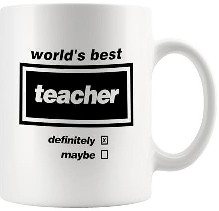 Best Teacher Mug - Music Lover Mug - Coffee Cup -Secret Santa Gift - Definitely Maybe- Gift for him - Oasis Fan - Funny Mug