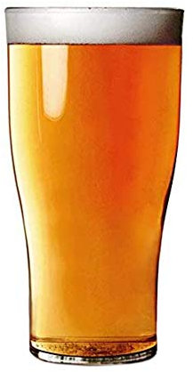 Elite Polycarbonat Tulpe halbes Pint Gläser CE 10oz/285ml - Packung mit 48 Plastik Biergläser, Gläser, fast unzerbrechlich - ideal für Partys, außen & Ereignis Gastronomie
