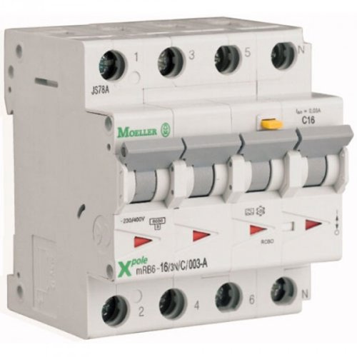 Eaton 120677 FI/LS, 20A, 30mA, LS-Kennline-C, 3p mit N, FI-Char: A