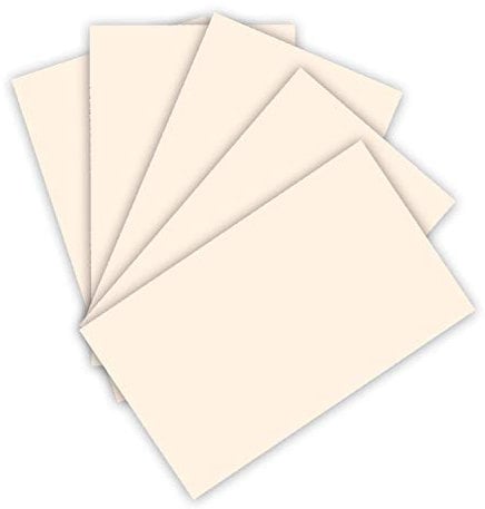folia 614/50 43 - Fotokarton DIN A4, 300 g/qm, 50 Blatt, hellbeige - zum Basteln und kreativen Gestalten von Karten, Fensterbildern und für Scrapbooking