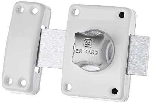Bricard 1954 Verrou Alpha à bouton Cylindre 45 mm ø 22 mm Blanc