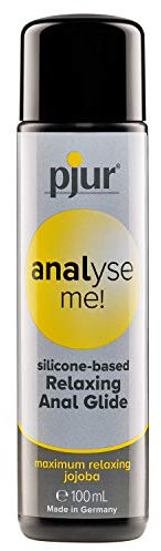 pjur analyse me! Relaxing - Silikon-Gleitgel für komfortablen Analsex - extra lange gleitfähig - mit Jojoba (100ml)