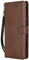 DENDICO Coque pour Galaxy Note 9, PU en Cuir Coque Portefeuille Étui Housse, Design Classique TPU Coque pour Samsung Galaxy Note 9 - Marron