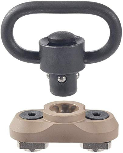 Hunting Explorer QD Sling Mount Sling Swivel 1,25 Adapter Basis Befestigung für Rail Quick Detach für 2-Punkt Sling