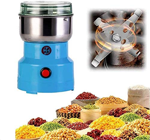 Lelesta Multifunction Smash Machine, Electric Grain Mill Spice Herb Grinder Pulverizer Powder Machine, Ultra Fine Coffee Mill, Pulverizer Food Grade - Rice Corn Sesame Soybean