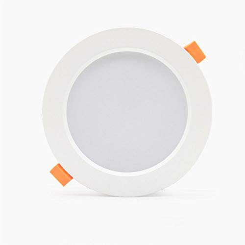 Qyyru Downlight LED, luz de techo empotrada de 3 W, recortada 50-55 mm mm, focos redondos 3000 K cálido / 4000 K neutro / 6000 K fresco para cocina, sala de estar, dormitorio, entrada, decoración del