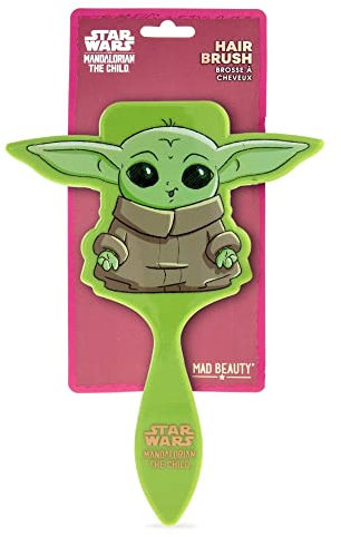 Mad Beauty STAR WARS The Child Haarbürste - mit Kunststoffpins – Allround Bürste Haare für das tägliche Haarstyling – Haarbürste ohne Ziepen