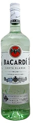 Bacardi Carta Blanca Superior White Rum 1,0 Liter