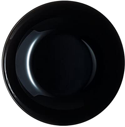 Luminarc Zelie Negro Plato Hondo Vidrio 20cm