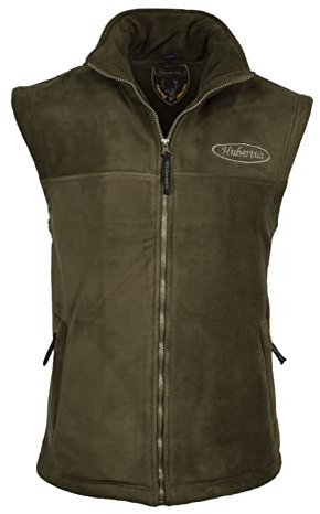 Hubertus Herren Fleeceweste, Jagdweste, Outdoorweste Olivgrün, Modell Rhön (as3, alpha, 4x_l, plus, regular)