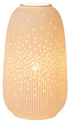 LUCIDE FLORES - Tischlampe - Ø 14,1 cm - 1xE14 - Weiß