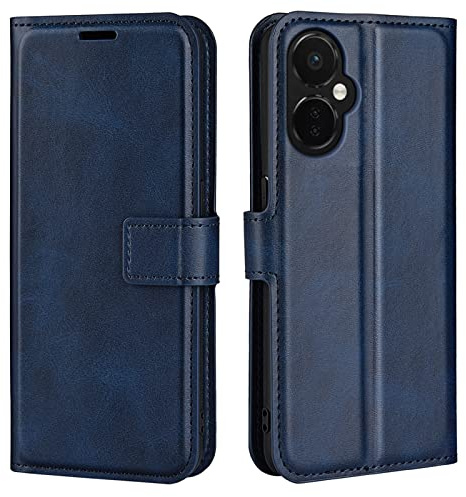 Kezaizhe Klapphülle für OnePlus Nord CE 3 Lite 5G Hüllen PU Leder Wallet Schutzhülle Schutz Mobiltelefon Flip Back Cover Tasche Handy Zubehör (Blau)
