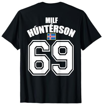 Sauf Trikot Island Milf Hunterson Nr.69 Lustiges Party T-Shirt