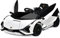 DREAMADE Kinder Elektroauto 12V mit 2,4 Ghz Fernbedienung & Sicherheitsgurt, Kinderauto, Kinderfahrzeug mit Licht & Musik & Hupe, Elektrofahrzeug für Kinder ab 3 Jahre (Weiß)