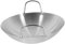 PRETYZOOM Wok In Acciaio Inox Tondo Fondo Piatto Padelle Padella Antiaderente Wok Cinese Pentola Calda Con Doppio Manico Per Pentole Da Cucina A Induzione 26 Cm