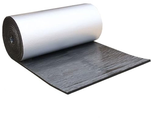 Panneau Isolant Thermique pour Porte de Garage en Feuille Aluminium 5mm D'Epaisseur Isolant Ballon Eau Chaude Autocollant Isolant Derriere Radiateur, pour Poulaillers, Chenils, serres ( Size : 1mx4m )