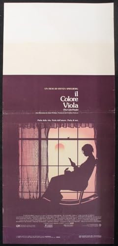 IL COLORE VIOLA - Spielberg - Glover, Goldberg - LOCANDINA ORIGINALE 1985