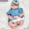 Aniiyy Reborn Baby Dolls 20 Inch Realistic Full Body Solid Silicone Baby Girl Dolls That Look Real Looking Newborn Babies