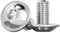 Drenky Viti Testa Bombata 20 Pezzi, M4 Testa Bombata Torx Con Flangia M4x10mm ISO 7380-2 Bulloni Acciaio Inox A2 V2A Per Macchine, Completamente Filettate