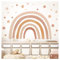 Little Deco Wandtattoo Regenbogen mit Punkten braun rot DL5085 M